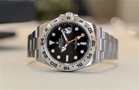 hour markers rolex explorer 2 are made of|rolex explorer ii manual.